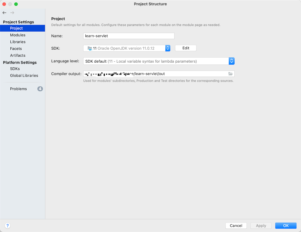 edit project structure